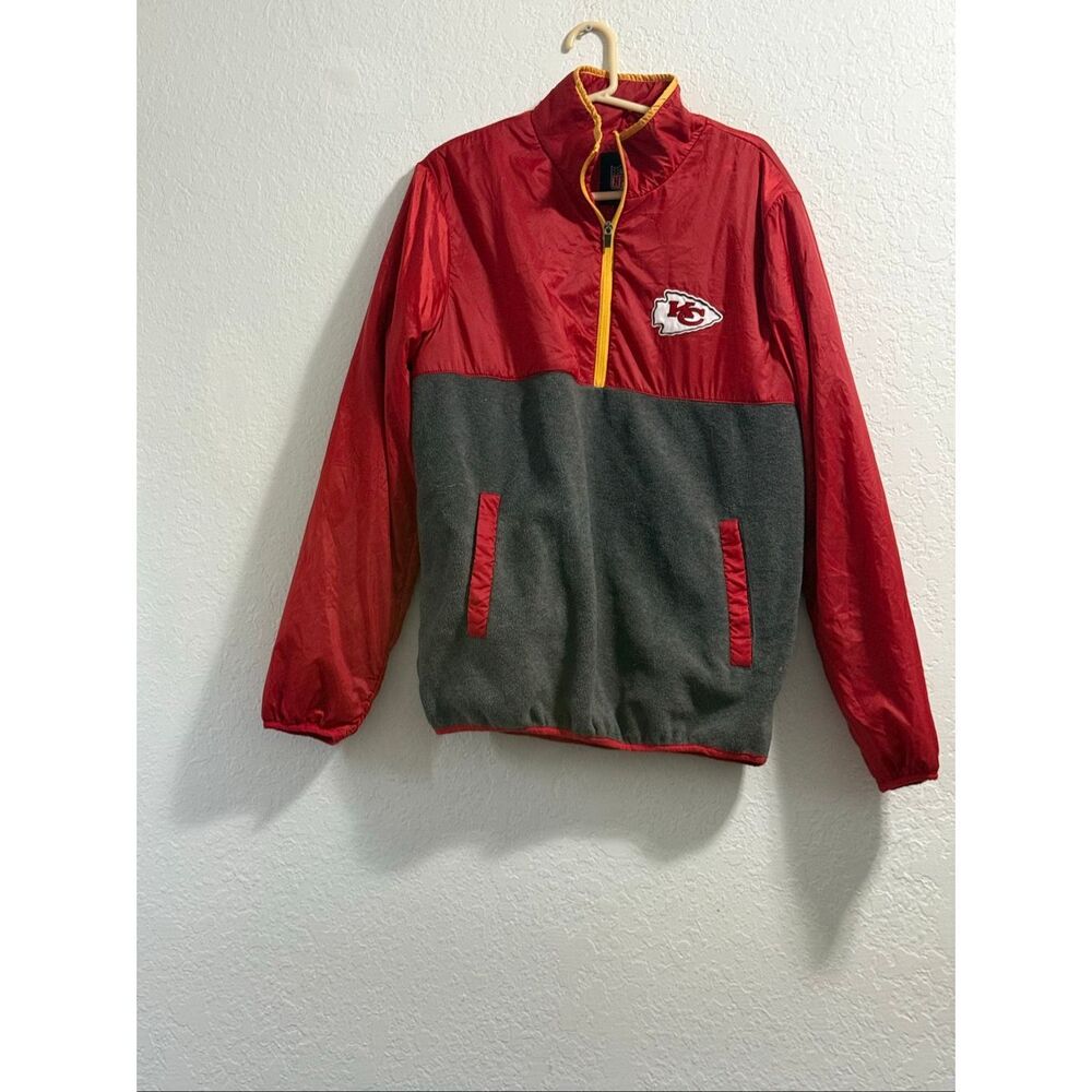 Kansas City Chiefs Advance Transitional Quarter-Zip Jacket Large